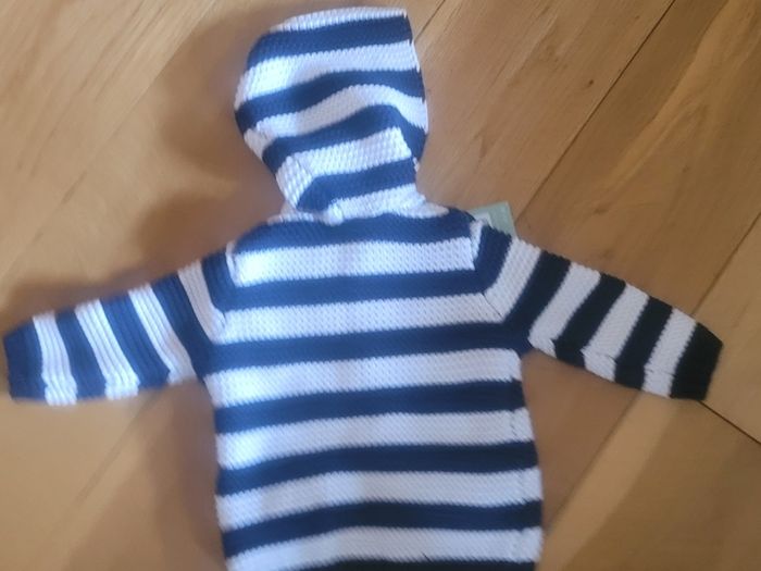 Mini Club Baby Cotton Knitted Striped Jacket 0-3 months