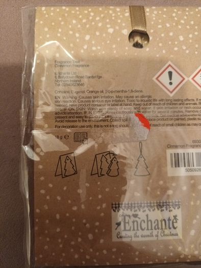 Cinnamon scented christmas decorations