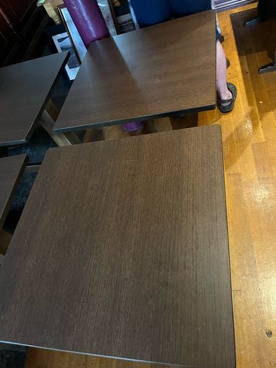 restaurant/pub tables and chairs