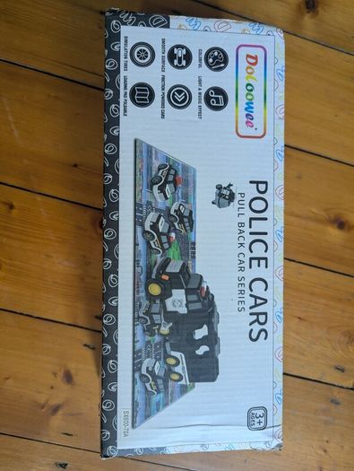 Police Cars Pull Back Car Series