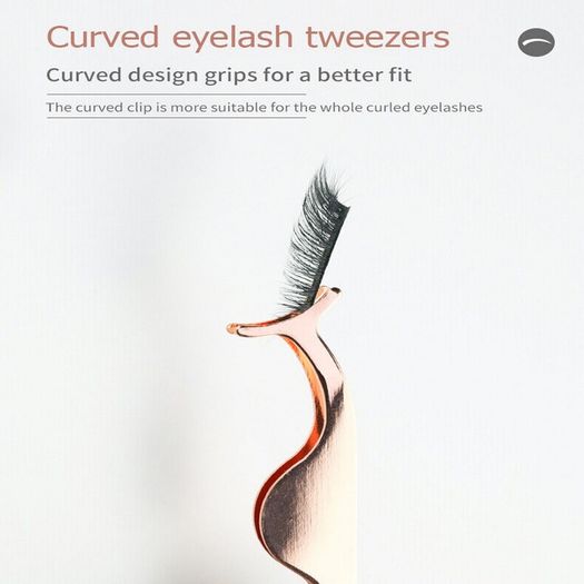 Eyelash Curler Set in Elegant Box with Mirror - Eyebrow Tweezers, Scissors - SILVER