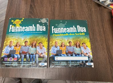 Fuinneamh Nua book and workbook. Leaving Cert Irish books