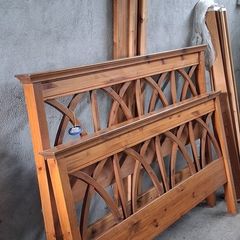 Double Bed wooden Frame