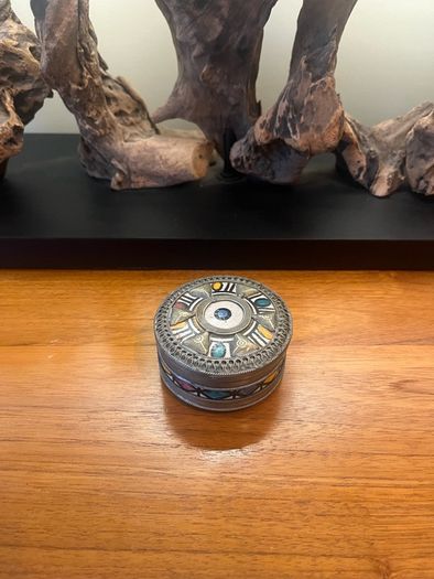 Vintage Moroccan Handmade Pill Box