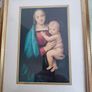 Framed Print Of Madonna And Child In Lovely Gold Frame. Image 3