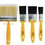 FOUR PACKS of Coral Essentials Paint Brushes (4 Brushes per set) Brand New & Unopened Image 2