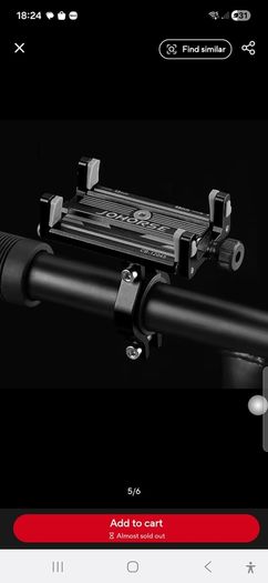 Compact Steel Cycle Phone Holders