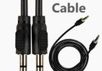New 3.5mm Jack to Jack Male Aux Audio PC Car Mobile Phone Mp3 iPod Cable Lead 1M