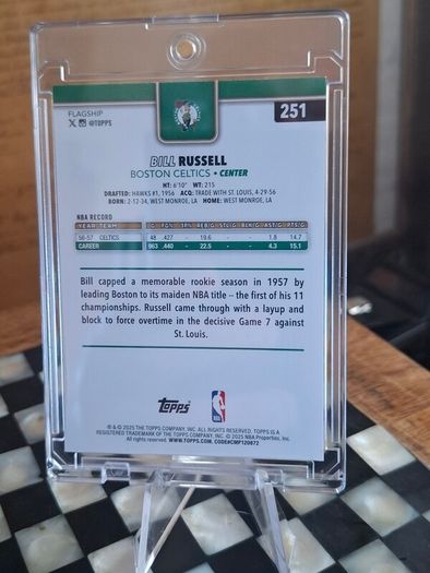 Bill Russell Sports Card
