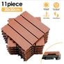 30x30cm patio tile WPC Garden floor board eco-friendly waterproof DIY splicing balcony floor Image 8