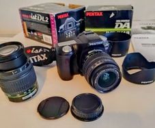 Camera Pentax Digital SLR L2 istd 2 original lenses Original boxes SD card Case carry bag strap manuals etc Fully working