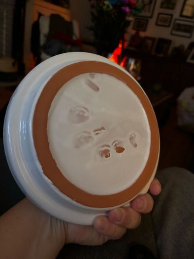 Ceramic plant pot plates x 3