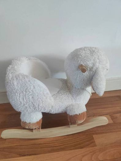 Wooden baby rocking  animal little sheep
