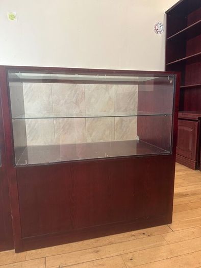 Premium Mahogany Display Cabinets & Glass Units