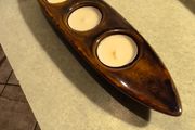 3 Hole Tea Light Candle Holder - Tea Lights Included!
