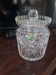 Waterford cyrstal biscuit barrel