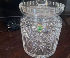 Waterford cyrstal biscuit barrel