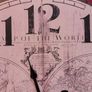 Large Vintage Style World Map Wall Clock 23 inches wide Image 10