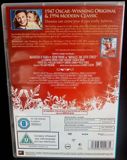 Miracle On 34th Street - 2 Film Gift DVD Set