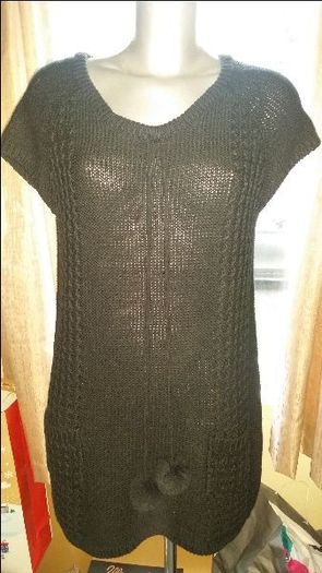 BNWT Black sleeveless knit tunic by Atmosphere size UK18 EU46 Postage included