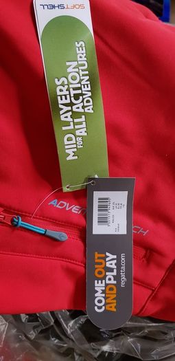 Brand new Regatta Kira Hibiscus softshell fleece jacket - Size 20