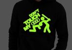 Don't touch my audi hoodie glow in the dark hoodie audi jumper glowing logo