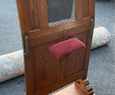 Antique Church Confessional, Ecclesiastical Kneeler