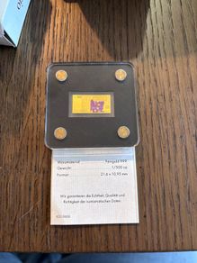 Miniature Gold Note