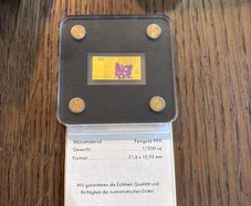Miniature Gold Note