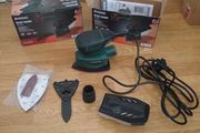 Detail sander with unopened spare sanding sheet pack as a bundle. 2 bundles available.