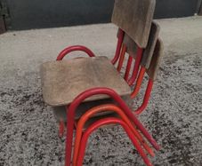 VINTAGE school chairs