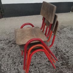 VINTAGE school chairs