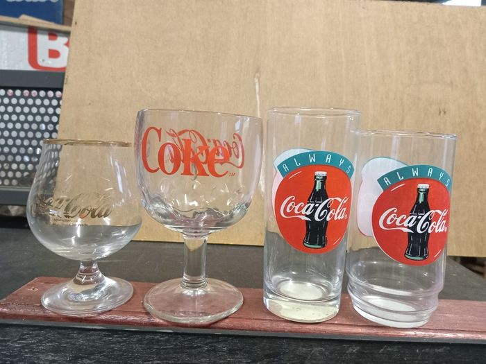 coke  glasses  collection