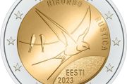 Estonia 2 Euro Commemorative Coin 2023 - The Barn Swallow. Uncirculated.