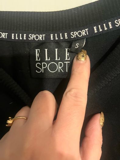 elle sport crop top new