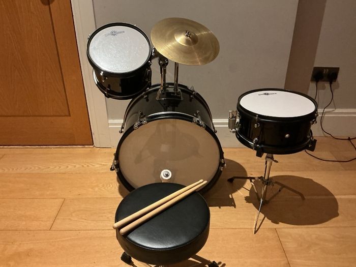 gear4music 4 piece kids drum kit