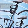 Bike Lock: 17mm Heavy Duty Bike D Lock with 5Ft/1.2M High Security Steel Cable&Sturdy Mounting Bracket&Key Anti Theft Bicycle Locks for Road Bike, Electric Bike, Mountain Bike, Folding Bike Image 6