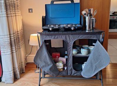 Campingaz Stove with Cupboard Stand