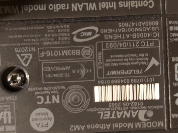 HP Compaq Laptop, Model nc6400, for parts or repair, not powering on