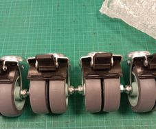 Swivel Castors with brake 75mm