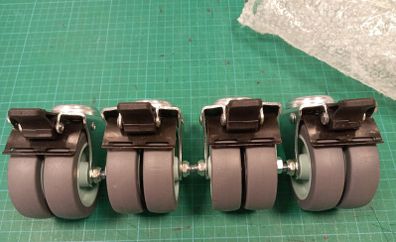 Swivel Castors with brake 75mm