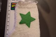 handmade knitted sock decorations