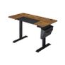 Electric Desk 140 x 60 cm Height-adjustable desk, electric, infinitely adjustable, spliced top, 4 height stored, cloth bag, Image 2
