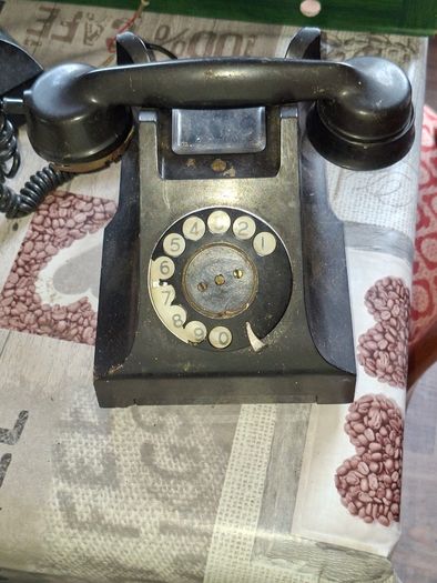 2 Antique Black Phones for Parts or Repair Price is for the 2 of them, Ideal for Home or Stage Movie Props Postage Available or Collection is Always Welcome in Rochfortbridge Westmeath