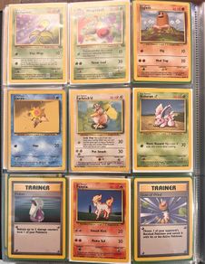 Vintage Pokemon Cards WOTC Base Set Jungle Lot Farfetchd Weepinbell 1999