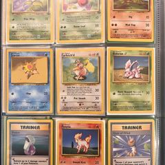 Vintage Pokemon Cards WOTC Base Set Jungle Lot Farfetchd Weepinbell 1999