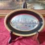 Chonkin Art Style Perth Australia Gold And Black Lustre 7.25 Inch Long Decorative Ceramic Oval Trinket Dish Image 3