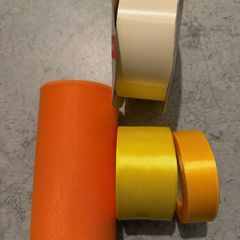 Set of ribbons and mesh