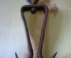 Old Irish blacksmith made pig hanging hook