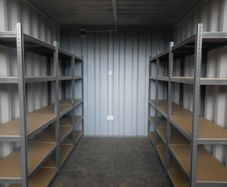 Container Van Garage Shed Metal Shelving Racking